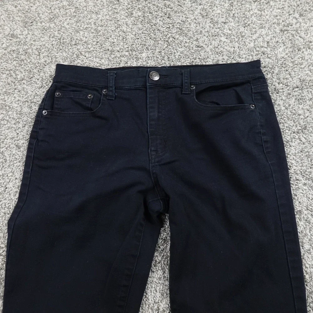 Aeropostale Jeans Womens 10 Dark Blue Denim Pants High Rise Jegging Flex Stretch